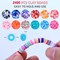 3200-Piece Girls Bracelet Making Kit – Unicorn & Mermaid Clay Beads Jewelry Craft Set, DIY Bracelets & Necklaces, Birthday & Christmas Gifts for Kids Ages 5–12 (Light Pink)
